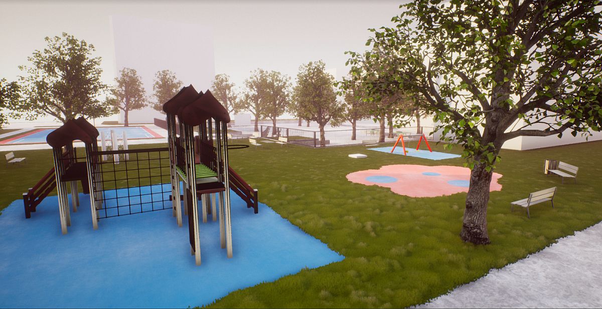 Kezdődik a játszótér és szabadidőpark építése a Vízivárosban